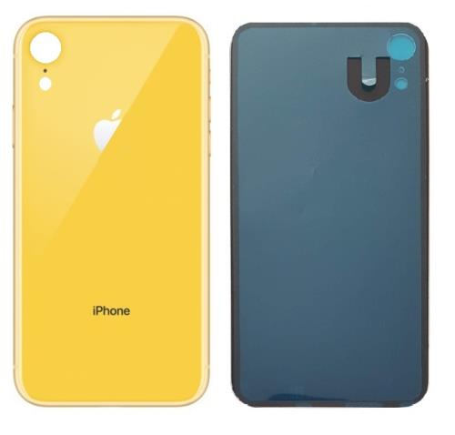 Τζαμάκι Πίσω Πλαισίου Big Hole iPhone XR Κίτρινο  OEM